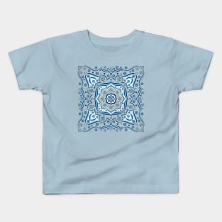 Evil Eye Amulet Mandala Ornament Kids T-Shirt